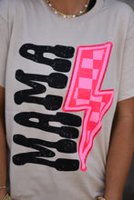 Load image into Gallery viewer, Mama Checkered Bolt Tee
