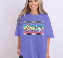 Load image into Gallery viewer, Scentsy checkered with pastel stripes
