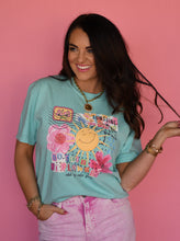 Load image into Gallery viewer, No Rain No Flowers Collage Tee

