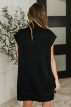 Load image into Gallery viewer, Easy Hustle High Neck Dress in Black
