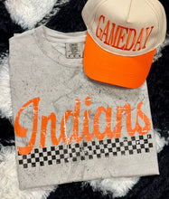 Load image into Gallery viewer, Custom Distressed Checkered Colorblast Tee

