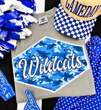 Load image into Gallery viewer, Custom School Spirit Colored Camo Tee
