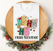 Load image into Gallery viewer, ho ho ho merry scentmas- faux glitter design
