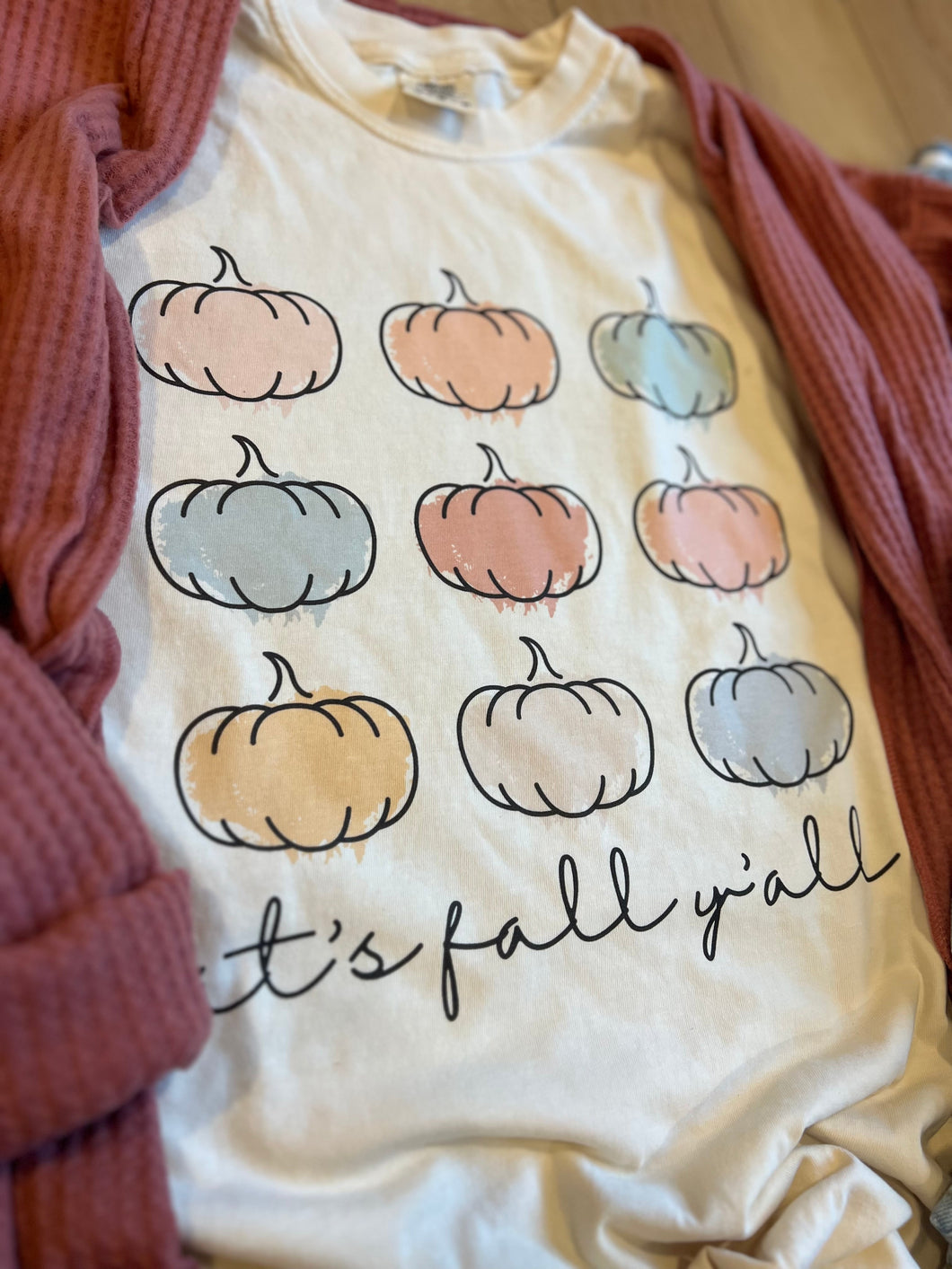 It's Fall Y'all Pastel Pumpkins - LIGHTNING DEAL #16