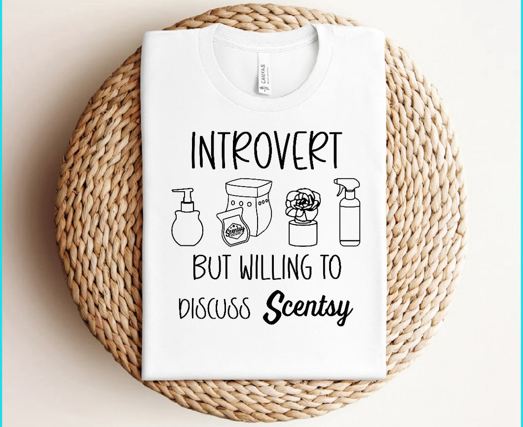 Introverted but willing to talk scentsy product