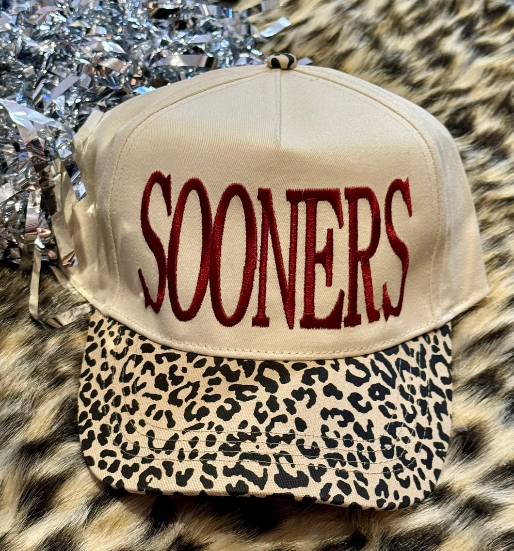 Sooners Leopard Hat