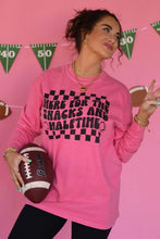 Load image into Gallery viewer, Here For The Snacks and Halftime Long Sleeve/Tee
