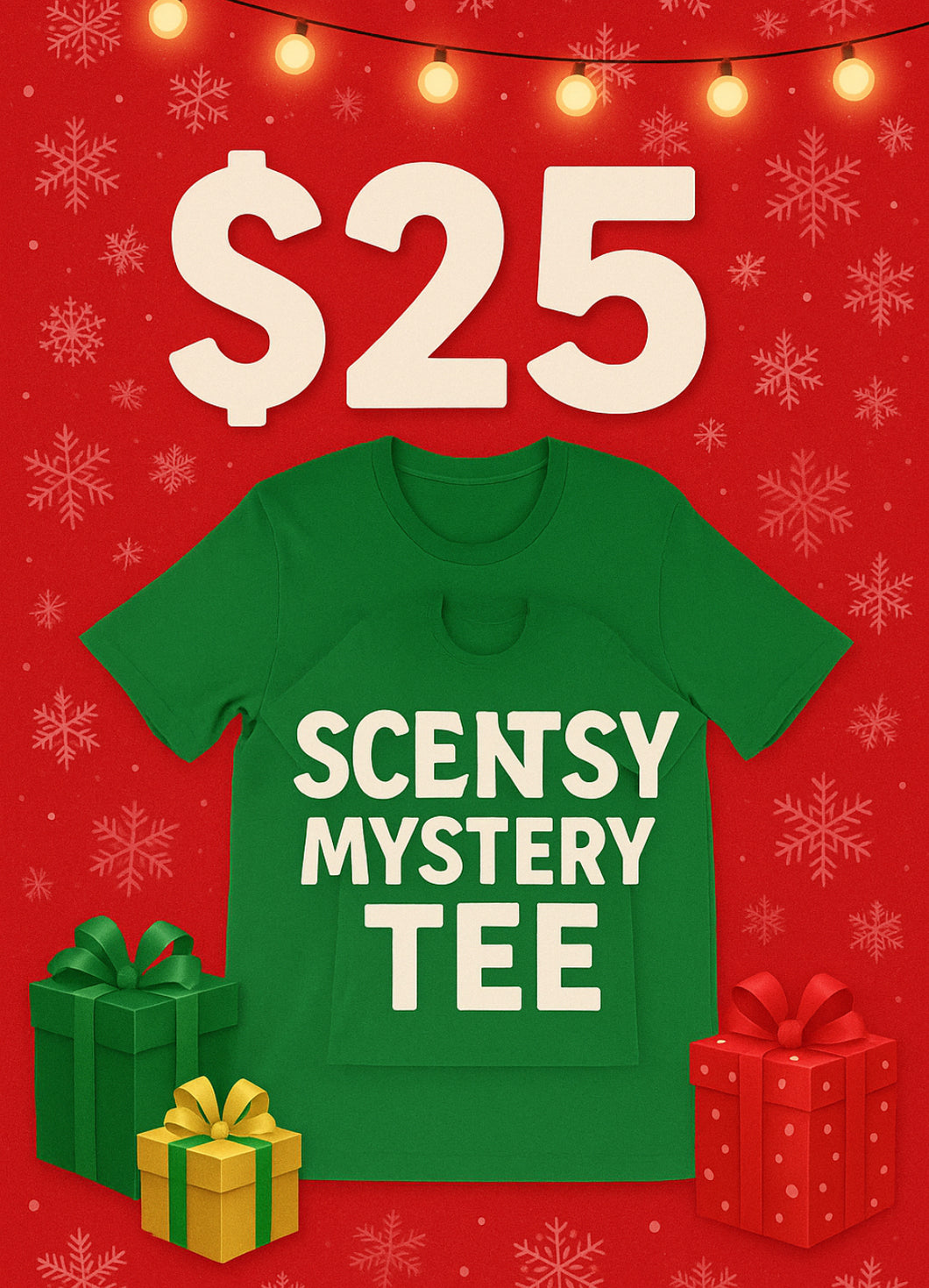 Scentsy christmas Mystery tee