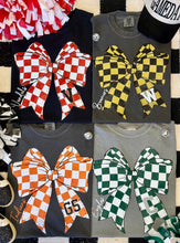 Load image into Gallery viewer, Custom Checkered Bow Spirit Tee
