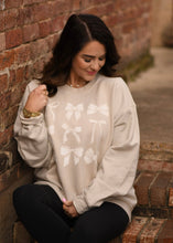 Load image into Gallery viewer, White Bows Sweatshirt
