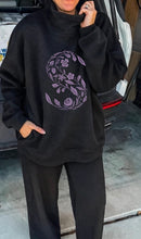 Load image into Gallery viewer, Scentsy black mock neck sweatshirt
