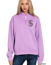 Load image into Gallery viewer, Scentsy Floral S 1/4 zip
