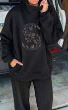 Load image into Gallery viewer, Scentsy black mock neck sweatshirt
