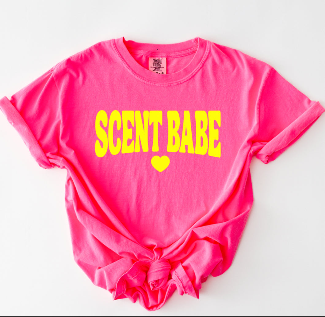 Scent babe puff print