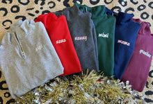 Load image into Gallery viewer, Custom Name Embroidered Quarter Zips
