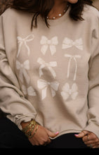 Load image into Gallery viewer, White Bows Sweatshirt
