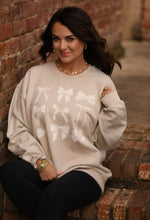 Load image into Gallery viewer, White Bows Sweatshirt
