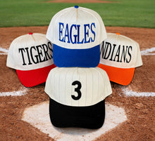 Load image into Gallery viewer, Custom Pinstripe Two Tone Hats
