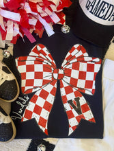 Load image into Gallery viewer, Custom Checkered Bow Spirit Tee
