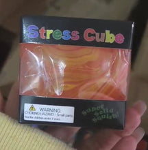 Load image into Gallery viewer, Tie Dye Stress Cube Squishy *READY TO SHIP*
