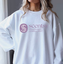 Load image into Gallery viewer, scentsy floral S logo sweatshirt
