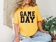 Load image into Gallery viewer, Game Day Gold Graphic Tee in Multiple Colors
