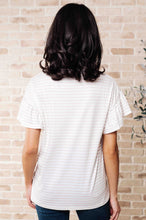 Load image into Gallery viewer, Hand to Hold Lace Detail Striped Top
