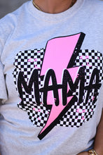 Load image into Gallery viewer, Neon Mama Checkered Bolt Tee
