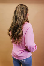 Load image into Gallery viewer, Penny Pink Long Sleeve Knit Top
