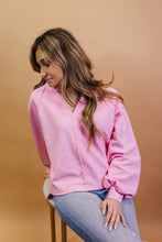 Load image into Gallery viewer, Penny Pink Long Sleeve Knit Top
