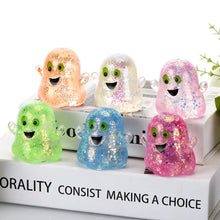 Load image into Gallery viewer, Glitter Ghost Squishy *READY TO SHIP*
