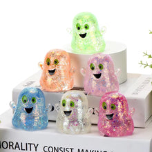 Load image into Gallery viewer, Glitter Ghost Squishy *READY TO SHIP*

