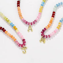 Load image into Gallery viewer, Rainbow Beaded Initial Necklace *PRE ORDER - CIJ SPECIAL* (Closing 07/27/2026)
