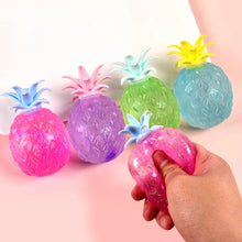 Load image into Gallery viewer, Glitter Gel Pineapple Squishy *READY TO SHIP*
