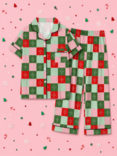 Load image into Gallery viewer, Christmas Checkered Pants Pajamas *PRE ORDER* (Closing 07/29/2026)
