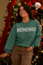 Load image into Gallery viewer, Green Merry Christmas Ho Ho Ho Sweater *CIJ SPECIAL* (Closing 07/30/2026)
