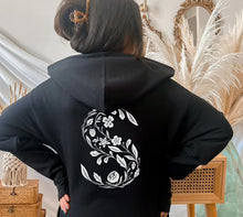 Load image into Gallery viewer, Full zip new scentsy logo sweatshirt- floral S no frame
