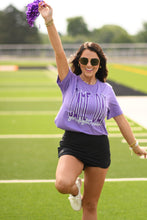 Load image into Gallery viewer, Purple Game Day Go Fight Win Tee
