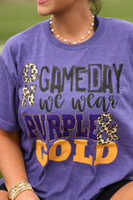 Load image into Gallery viewer, On Game Days We Wear Purple And Gold Tee
