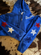 Load image into Gallery viewer, Stars scentsy hoodie full zip
