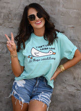 Load image into Gallery viewer, I CAN&#39;T LIVE LAUGH WORK IN THESE CONDITIONS CROP/TEE
