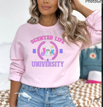 Load image into Gallery viewer, Sweatshirt/LS tee Scentsy Scented university.
