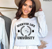 Load image into Gallery viewer, Sweatshirt/LS tee Scentsy Scented university.
