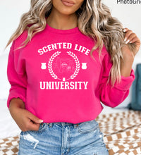 Load image into Gallery viewer, Sweatshirt/LS tee Scentsy Scented university.
