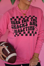 Load image into Gallery viewer, Here For The Snacks and Halftime Long Sleeve/Tee
