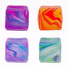 Load image into Gallery viewer, Tie Dye Stress Cube Squishy *READY TO SHIP*
