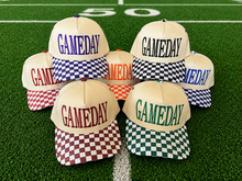 Load image into Gallery viewer, GAMEDAY Checkered Hat
