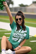 Load image into Gallery viewer, Green and White Retro Tee
