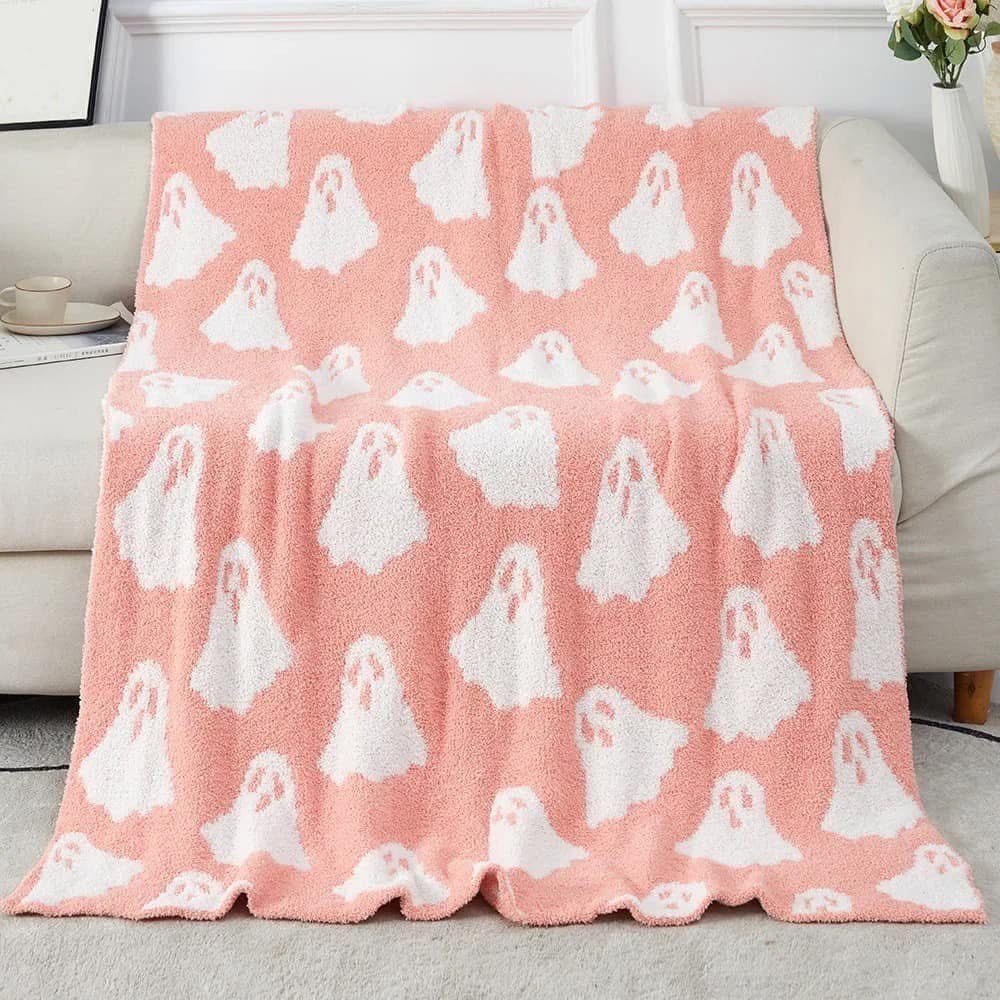 RTS Peach Ghost Cloud Blanket