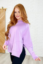 Load image into Gallery viewer, It&#39;s The Little Things Relaxed Scuba Pullover in Lavender
